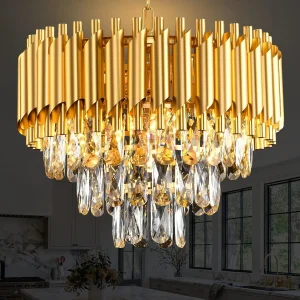 Gold Modern Crystal Chandeliers