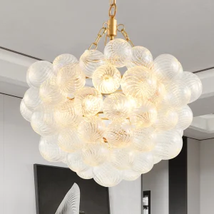 20-Inch Gold Pendant Light Chandelier