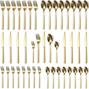 Silverware Set of 40 Stainless Steel Flatware Set for 8