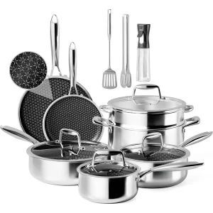 Hybrid Triply Stainless Steel Cookware  Pots Set