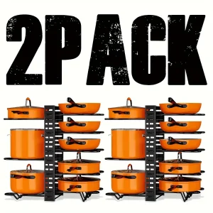 2 Pack Pot Rack, Pot Rack Organizers,